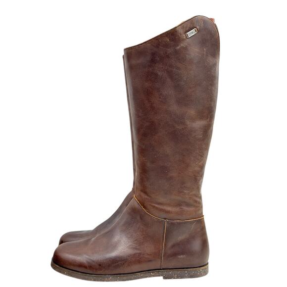 EMU Australia Shearling Leather Boot Armidale Tall Riding SZ 10 Women's Brown - Picture 6 of 15